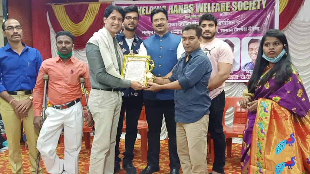 दिघीतील स्नेहछाया सामाजिक प्रकल्प राज्यस्तरीय नवरत्न सन्मान पुरस्काराने सन्मानित.