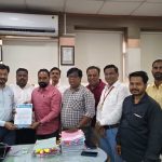 महाराष्ट्र राज्य पत्रकार संघाच्या वतीने आयुक्तांकडे विविध मागण्यांचे निवेदन.