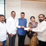 सामाजिक कार्यकर्त्या पल्लवी जगताप याच्याकडून मुख्यमंत्री सहायता निधीसाठी १ लाख ५१ हजार रुपये .